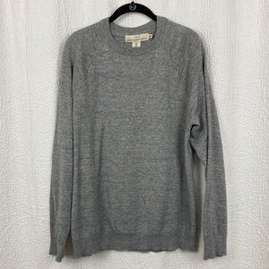 H&M L.O.G.G. Men’s Gray Crew Neck Sweater sz Large